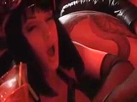 red latex gloryhole and masturbation