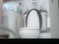 sexy wife caught on toilet