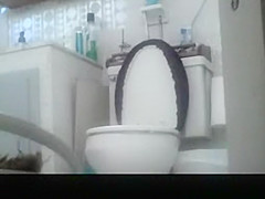 sexy wife caught on toilet
