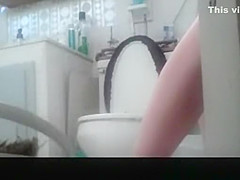 sexy wife caught on toilet