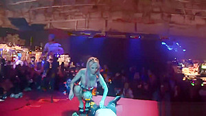 show on public show stage