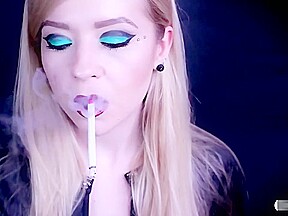 smoking girl