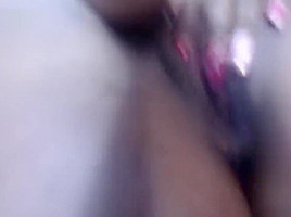 student 18+ fucks her hole close-up