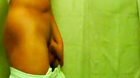teen 18+ Boy Taking A Shower