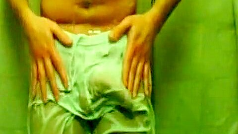teen 18+ Boy Taking A Shower