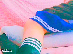 teen 18+ Japanese Girl Humping Pillow After School In Uniform Parents Are At Home Uncensored Pinkpuss