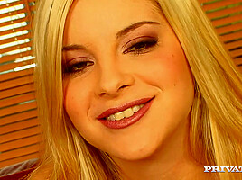 teen 18+ Sera at Her Casting Audition Shows Her Squirting Wet Pussy
