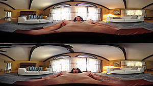 teen 18+ Tia Cyrus rides your dick like the slut she is in VR