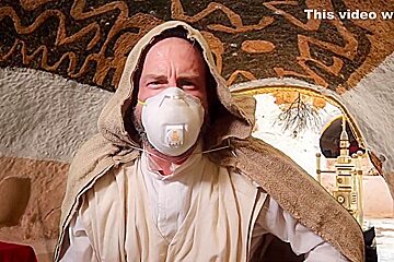 teen 18+ Twink Boy Hands-free Cums In Comedy Quarantine Cosplay Star Wars Video