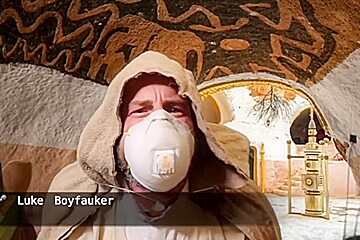 teen 18+ Twink Boy Hands-free Cums In Comedy Quarantine Cosplay Star Wars Video