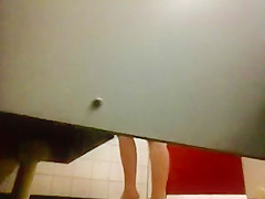 teen 18+ changing in pool cabin