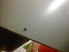 teen 18+ changing in pool cabin