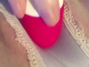 vibe over wet panties with contraction orgasm