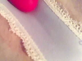 vibe over wet panties with contraction orgasm