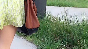 video with hot-ass chick walking on the street