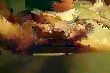 young man playing in underwear